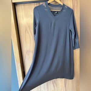 Sympli Gray Asymmetrical Tunic Top